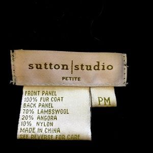 Real rabbit fur vest